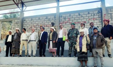 فريق التواصل يتفقد الأعمال المنجزة للمرحلة الأولى بملعب الفقيد سامي السليماني برصد