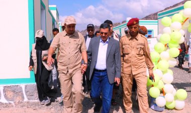افتتاح وحدة سكنية لأسر الشهداء في مديرية الملاح ردفان
