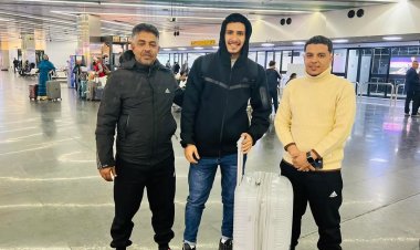 وصول اللاعب عبدالله الدقين للانضمام إلى معسكر منتخب الشباب في بغداد