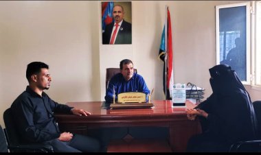 نائب رئيس تنفيذية انتقالي أبين يلتقي نائب رئيس دائرة الشهداء والجرحى في الأمانة العامة