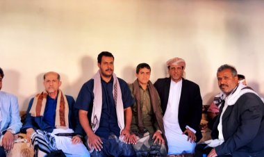 فريق التواصل وتعزيز الوعي السياسي بالمجلس الانتقالي يزور أسرة الفقيد العميد مبخوت بن بريك العولقي