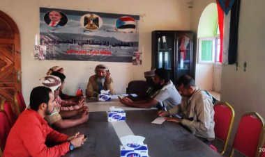 انتقالي قشن بمحافظة المهرة يناقش تقارير انجاز أنشطة اقسام الهيئة المنفذة خلال العام 2024م