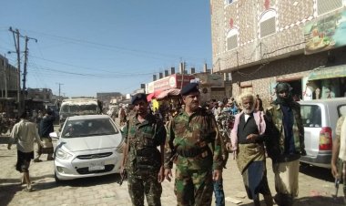 لودر ..الحملة الامنية مستمرة والمستثمر حفيظ يفتح اسواقه لاستقبال الباعة