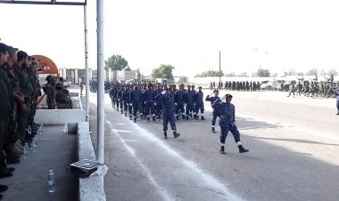 أمن لحج يشهد عرض عسكري مهيب