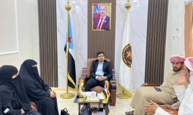 رئيس انتقالي المهرة يلتقي  اتحاد الحرفيين الجنوبيين للاطلاع على سير نشاط العمل