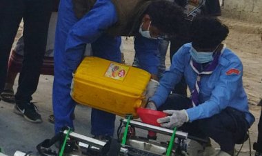 فنيون مركز دحر الملاريا يبدعون في حملة الرش الضبابي بزنجبار