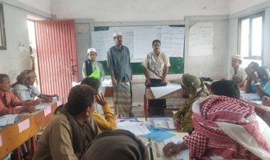 تدشين اعمال الدورة التدريبية لمعلمي (1/3) في القراءة الاثرائية في خمسة محاور بأحور