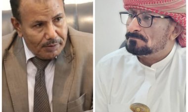 الوكيل العامري يطمئن على صحة مدير عام مديرية شبام الأستاذ طارق طالب فلهوم