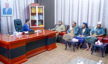 المحافظ بن الوزير يستقبل قيادات حكومية وسياسية ومجتمعية في إطار توحيد الجهود لتحقيق تطلعات أبناء شبوة