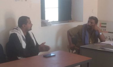 رئيس مؤسسة ريتاج لتأهيل الصم حبان يزور مدرسة الفقيد ابن عديو للتعليم الأساسي والثانوي بخبر لقموش