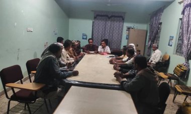 الحروري يلتقي مدير عام طور الباحة ويناقش معه التعاون المشترك في توزيع البذور المحسنة في المديرية