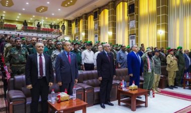 الكثيري يشهد الحفل الفني والاستعراضي والتكريمي لقوات الحزام الأمني بالعاصمة عدن