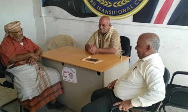 رئيس انتقالي لودر يلتقي الشخصية القيادية والاجتماعية ناصر عوض موسى