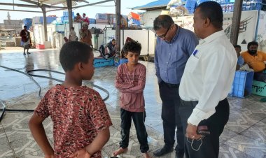 محافظ أبين يتفقد مركز الجمعيات السمكية في مدينة شقرة