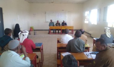 تدشين الورشة التعريفية بالتعليم التعويضي للصفين الثاني والثالث الأساسي بمدارس مديرية لودر