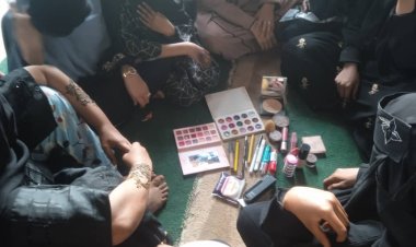 جمعية الروان تفتتح دورات في النقش والكوافير بمقر الجمعية بالمسيمير خنفر