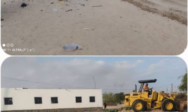 بدعم الشيخ راجح باكريت.. بدء الأعمال الإنشائية لبناء فصلين دراسيين وإدارة بمدرسة القمري في رضوم