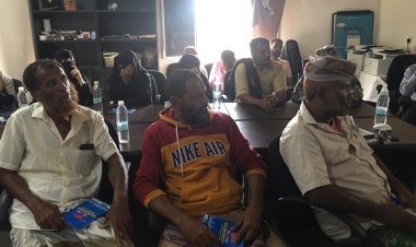 برعاية الوزير السقطري:   هيئة مصائد خليج عدن تنظم لقاء عمل لخطة إدارة المصائد السمكية في رأس عمران