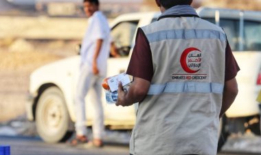 الهلال الأحمر الإماراتي يدشن مشروع إفطار صائم في شبوة