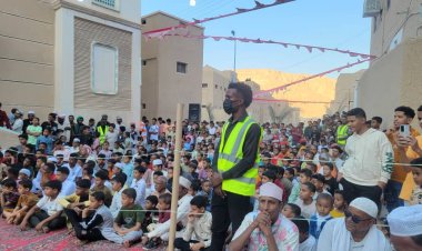 مؤسسة حضرموت لخدمة التراث تشارك في تنظيم مناسبة الختم لمسجد الرحمن بسيئون باللوحة التراثية المزارع الحضرمي