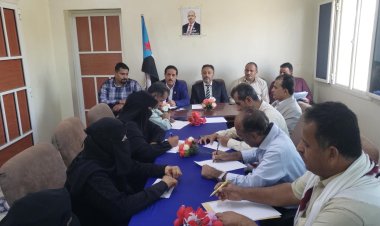 بحضور الشقي .. مراسم تسليم واستلام رئاسة الهيئة التنفيذية لانتقالي أبين