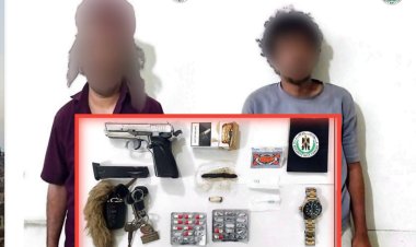 حزام عدن يلقي القبض على شخصين متهمين بترويج وتعاطي المخدرات