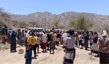 تشييع جنائزي مهيب للشهيد نعيم الخضر إلى مسقط رأسه في منطقة كلد بيافع