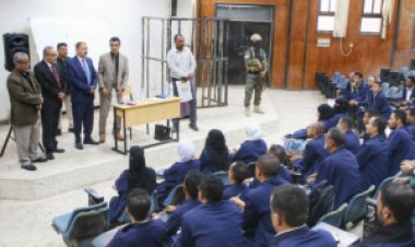 رئيس مجلس القضاء الأعلى يدشّن العام الدراسي الجديد في المعهد العالي للقضاء بعدن