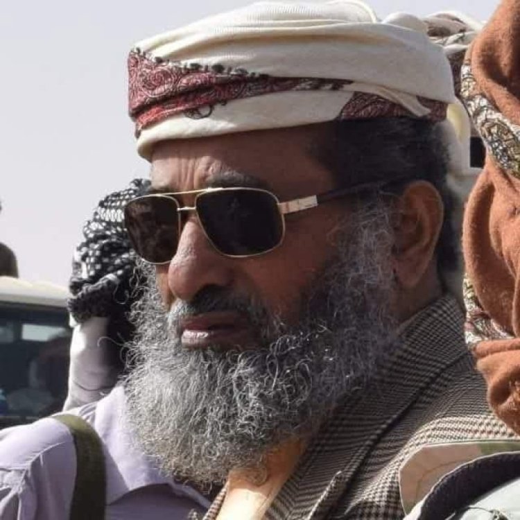 الشيخ محمد سالم هدران المحثوثي يبعث برقية تعزية ومواساة بوفاة الشيخ/ عوض عشيم الطوسلي العولقي