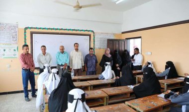 لجنة التعليم العام بالجمعية الوطنية تتفقد المراكز الامتحانية للثانوية العامة بمحافظة لحج