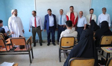 نيمر يدشّن الامتحانات النهائية للفصل الدراسي الثاني في كليات جامعة المهرة