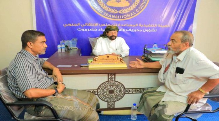 انتقالي وادي حضرموت يبحث سبل دعم الاتحاد التعاوني الزراعي الجنوبي