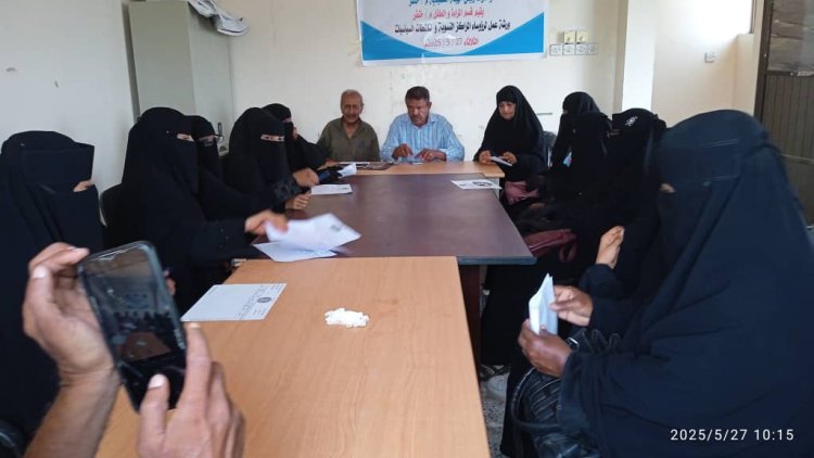 انتقالي خنفر يعقد لقاء تشاوريا لرؤساء لمراكز النسوية بانتقالي المديرية