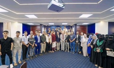 نائب رئيس الجمعية الوطنية يستقبل عددا من طلاب جامعات عدن ولحج وابين للتعريف بعمل الجمعية بمناسبة اليوم العالمي للعمل البرلماني