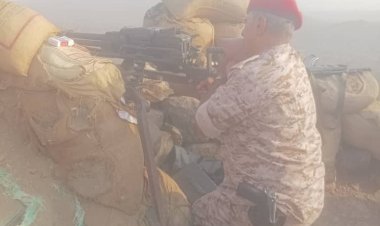 العميد كحلان يتفقد جبهة كرش ويؤكد الجاهزية لمواجهة المليشيات الحوثية