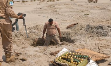 أبين... “مسام” يتلف آلاف الألغام الحوثية في وادي دوفس