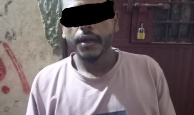 أمن لودر يلقي القبض على متهم بسرقة أسلاك الكهرباء