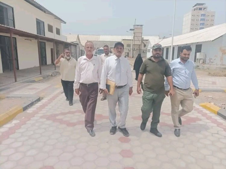 تنفيذاً لتوجيهات معالي النائب العام... رئيس نيابة استئناف شمال عدن يتفقد السجن المركزي بالمنصورة