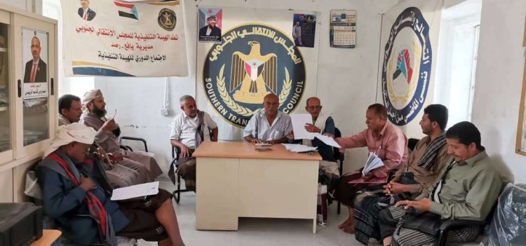 انتقالي رصد يقف أمام عدد من القضايا الخدمية في المديرية