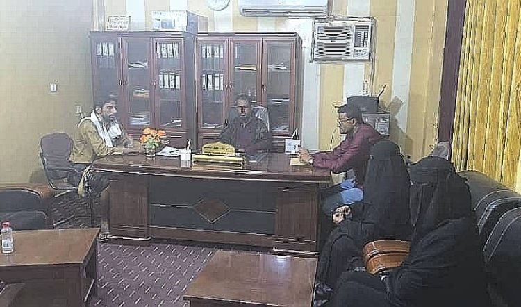 مدير عام خنفر اليوسفي يلتقي برئيسة مؤسسة بلقيس.