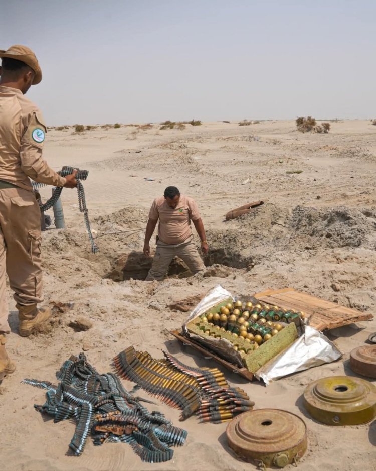 أبين... “مسام” يتلف آلاف الألغام الحوثية في وادي دوفس