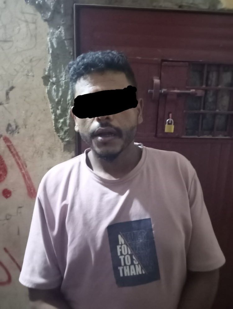 أمن لودر يلقي القبض على متهم بسرقة أسلاك الكهرباء