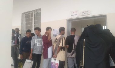 جامعة أبين تواصل إجراءات تسجيل الطلاب المستجدين في مختلف كلياتها