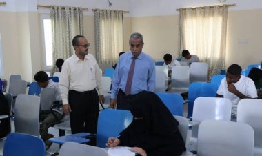 تدشين امتحانات القبول للعام الجامعي 2025 / 2026م في كلية الحاسوب وتقنية المعلومات