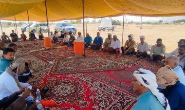 رئيس تنفيذية انتقالي حورة ووادي العين يزور مطرح قبيلة نهد وآل العطاس