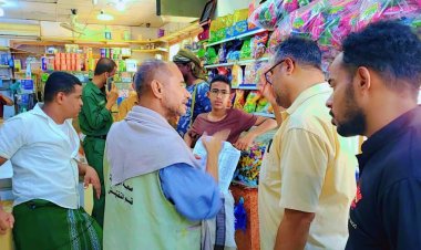 حملة رقابية بتريم لضبط أسعار السلع وإلزام التجار بإشهارها للمواطنين