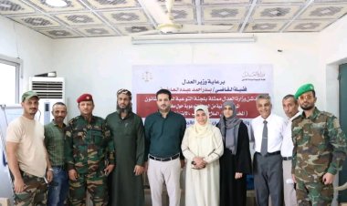 لجنة التوعية بسيادة القانون تواصل تعزيز الثقافة القانونية لدى قوات الحزام الأمني بعدن