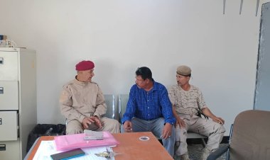 رئيس انتقالي خنفر يطلع على مستوى جاهزية اللواء الرابع دعم وإسناد