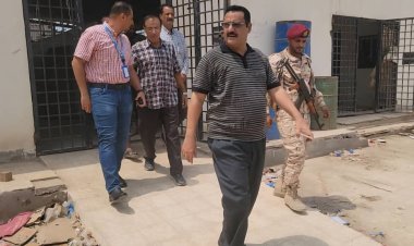 مدير عام المنصورة يطلع على المساحة المخصصة لبناء مركز سوء التغذية للأطفال