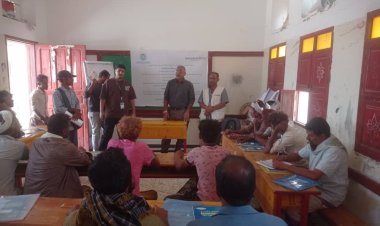 هيئة مصائد خليج عدن تدشّن المرحلة الثانية من مشروع صيانة المحركات في منطقة قعوه